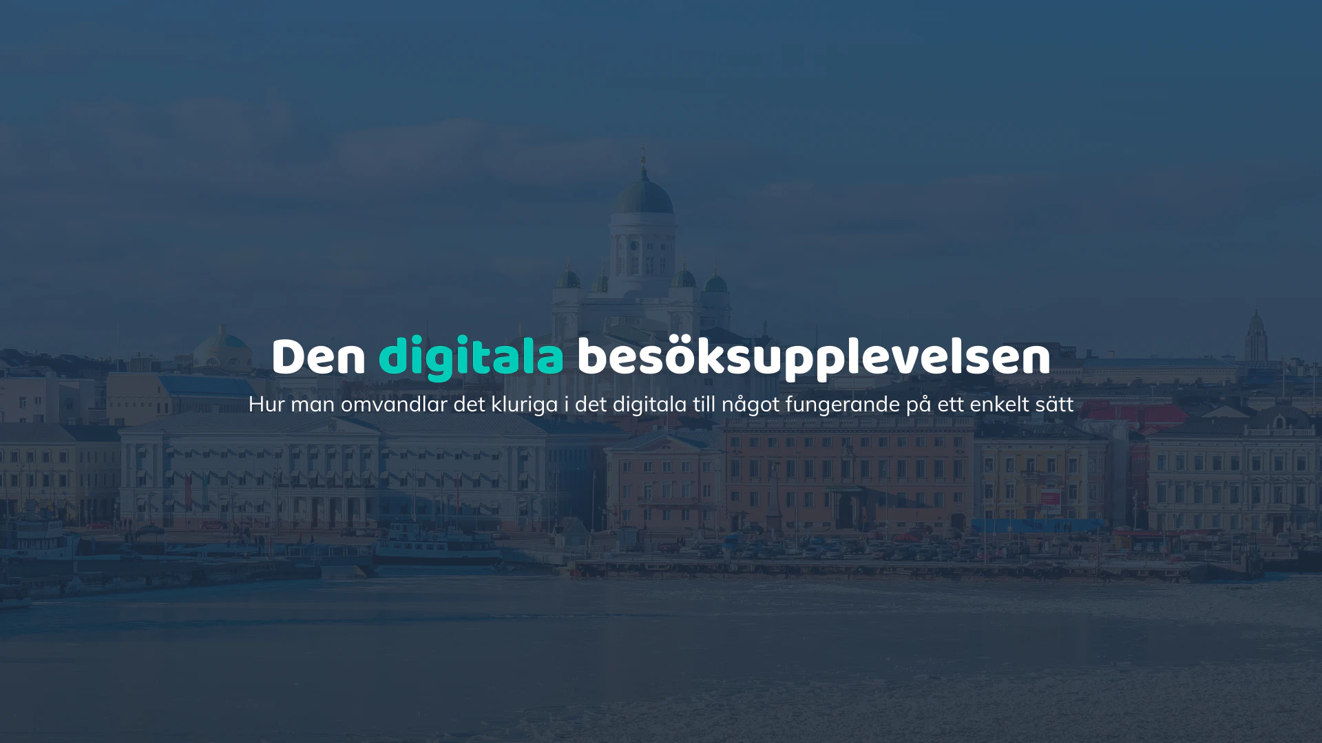 Digitalisering av destinationer och dess komplexitet - eller enkelhet?
